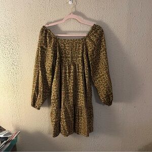 Universal Thread Women's Dress Bell Sleeves Frill Pockets Boho Cottagecore Sz S